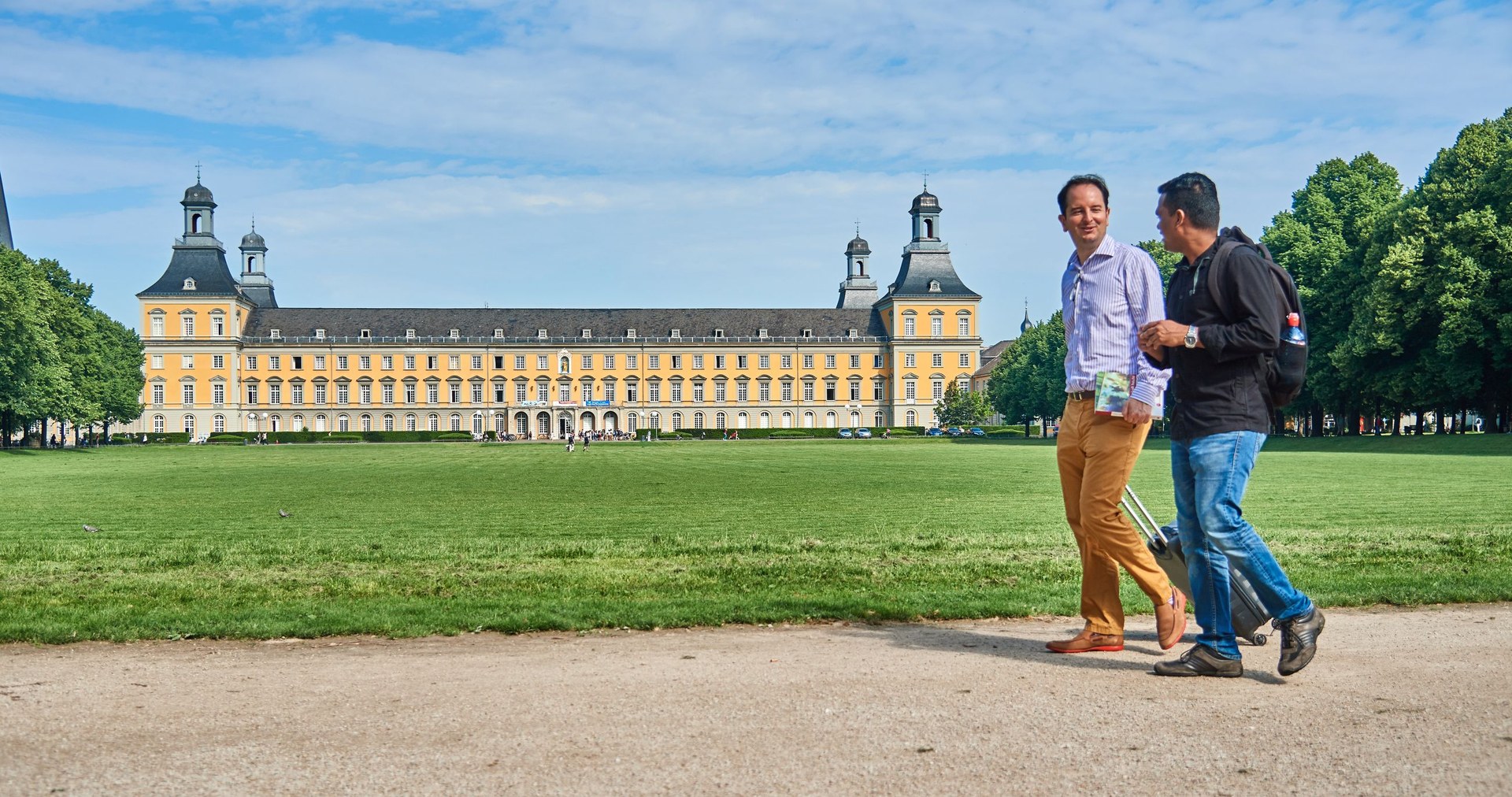 Wissenschaftler im Hofgarten