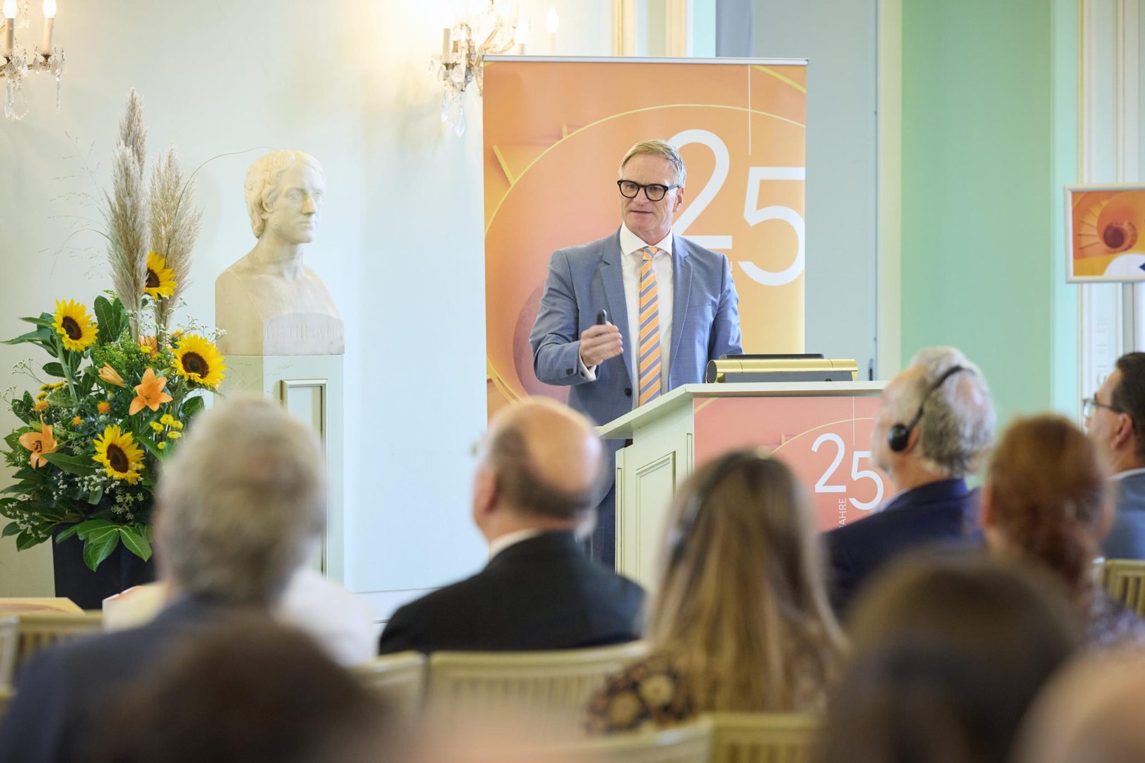Professor Dirk Lanzerath at the event held to mark 25 years of the German Reference Center for Ethics in the Life Sciences (DRZE)